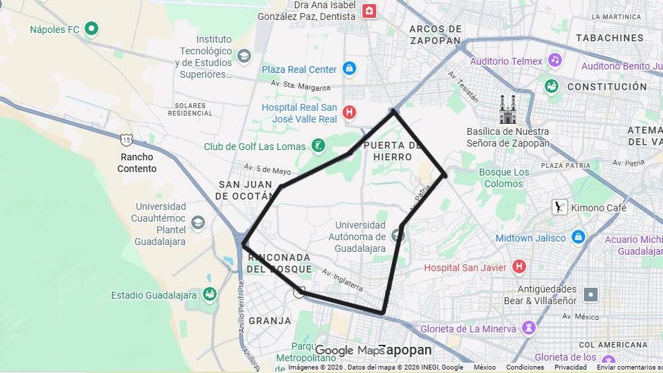 Zona de servicio miércoles