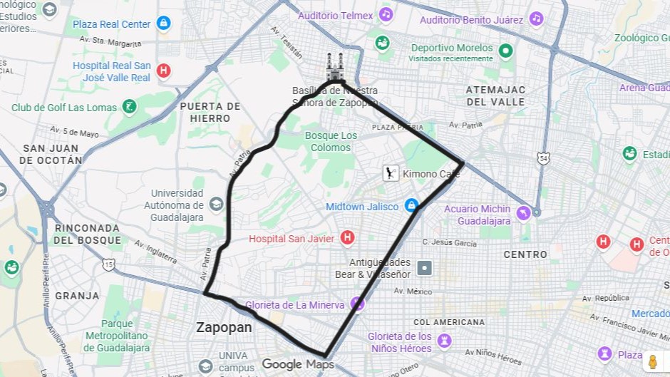 Zona de servicio jueves