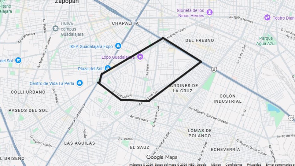 Zona de servicio sábado